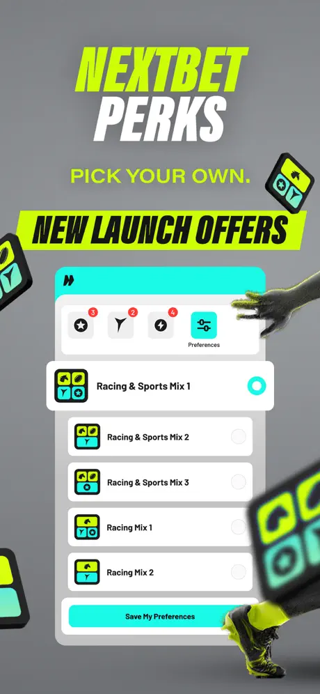 NextBet iOS betting app screenshot 5 of 5