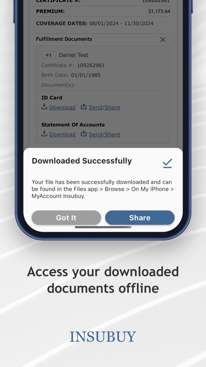 Insubuy MyAccount screenshot-4