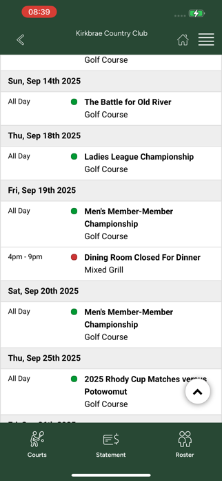 Kirkbrae CC Screenshot 2 of 4
