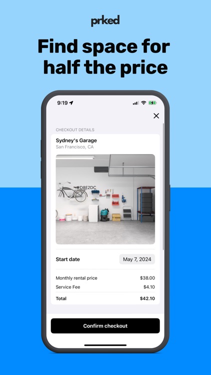 Prked - #1 Parking/Storage App