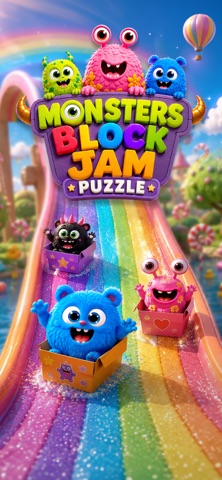 Monsters Block Jam Puzzle Screenshot 1 of 8