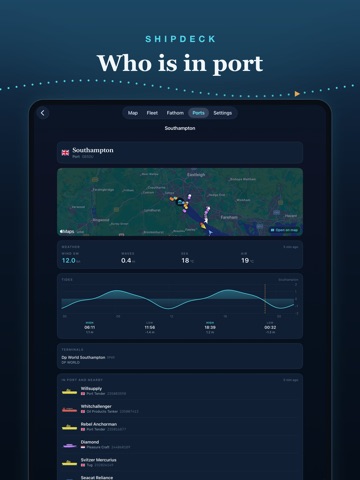 Shipdeck: AI Ship Tracker AIS iPad screenshot 3