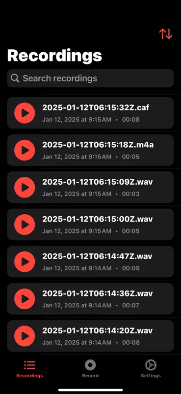 Audio Recorder Pro+ screenshot 6 of 6