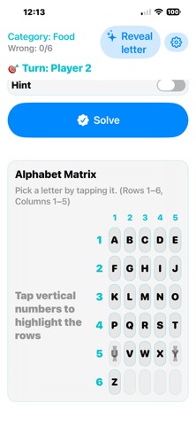 MyAphasia Hangman screenshot