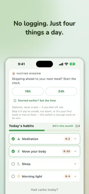 Keto Coach: Low-Carb Plan screenshot 2