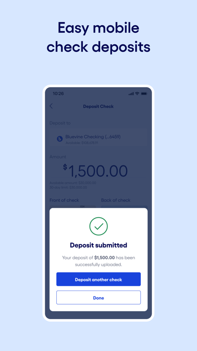 Bluevine iPhone screenshot 2 - Finance app