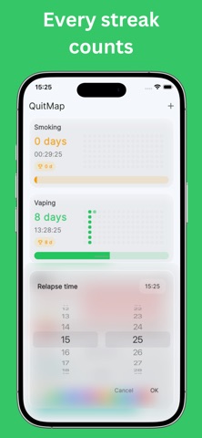 Habit Tracker for quitting Screenshot 4 of 5