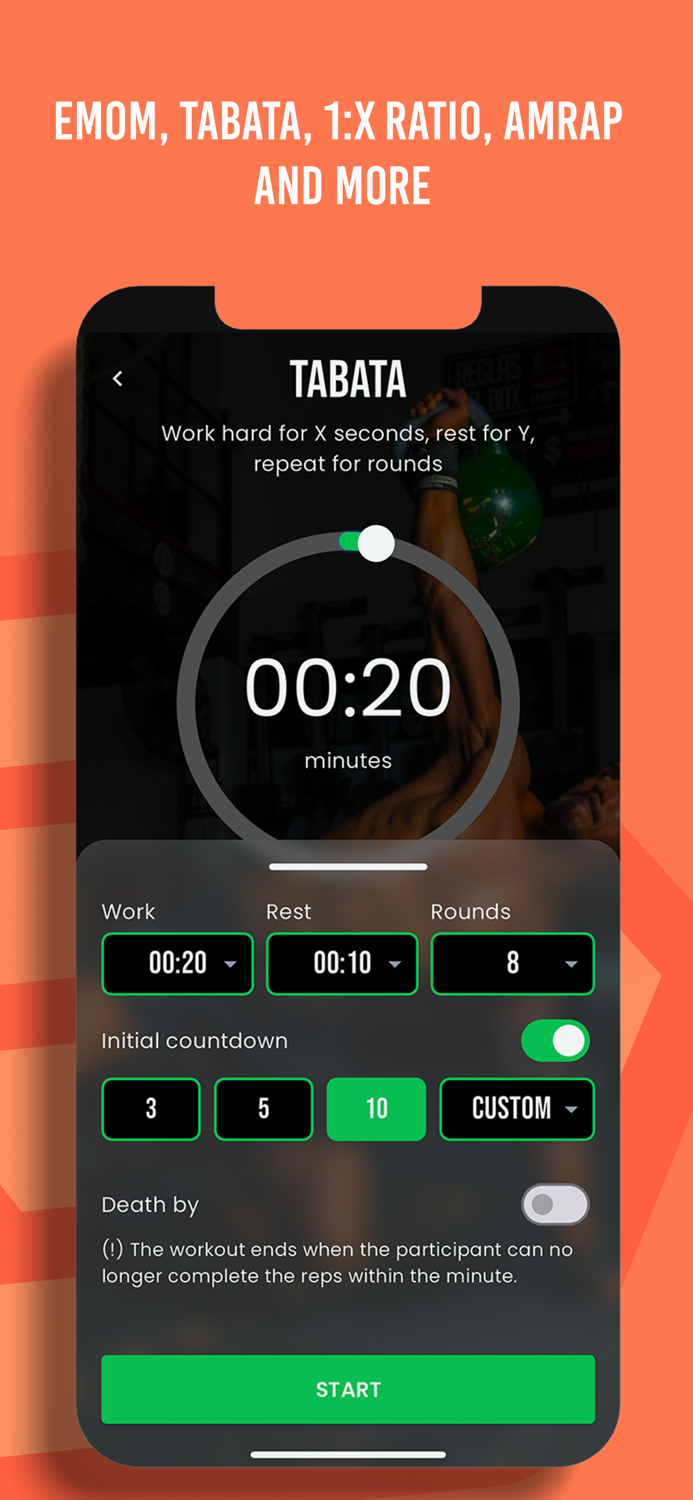 CrossKit Timer Tabata e HIIT