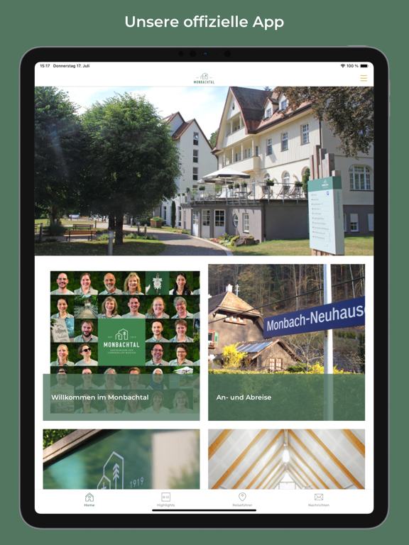 Gästehäuser Monbachtal app screenshot