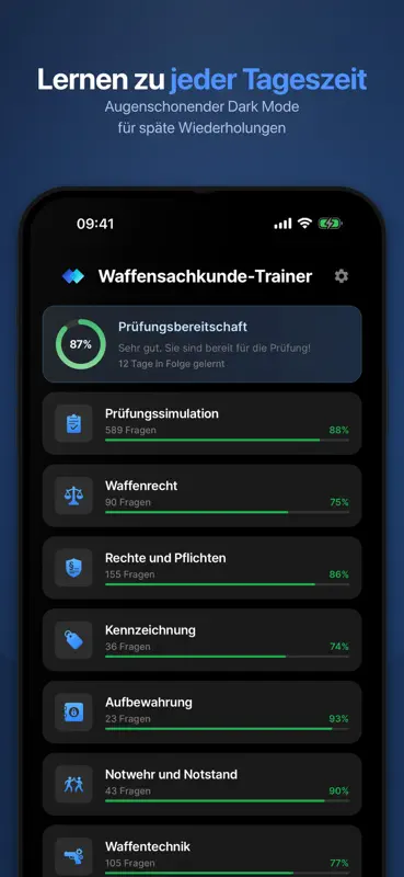 Waffensachkunde-Trainer WaffG screenshot 7 of 7