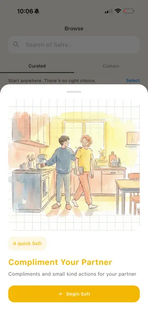 Safra · noticing life screenshot 2