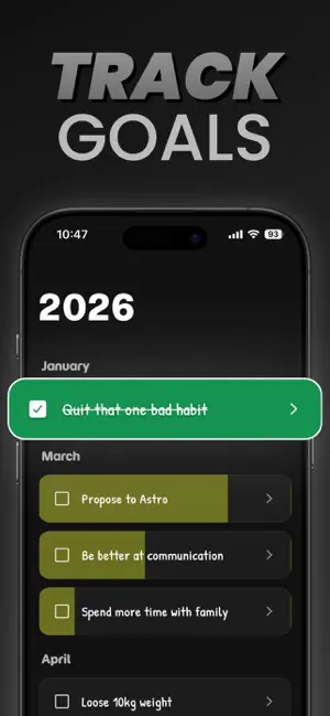 2026: New Year Goals screenshot 2