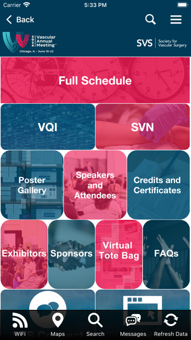 SVS Events Screenshot