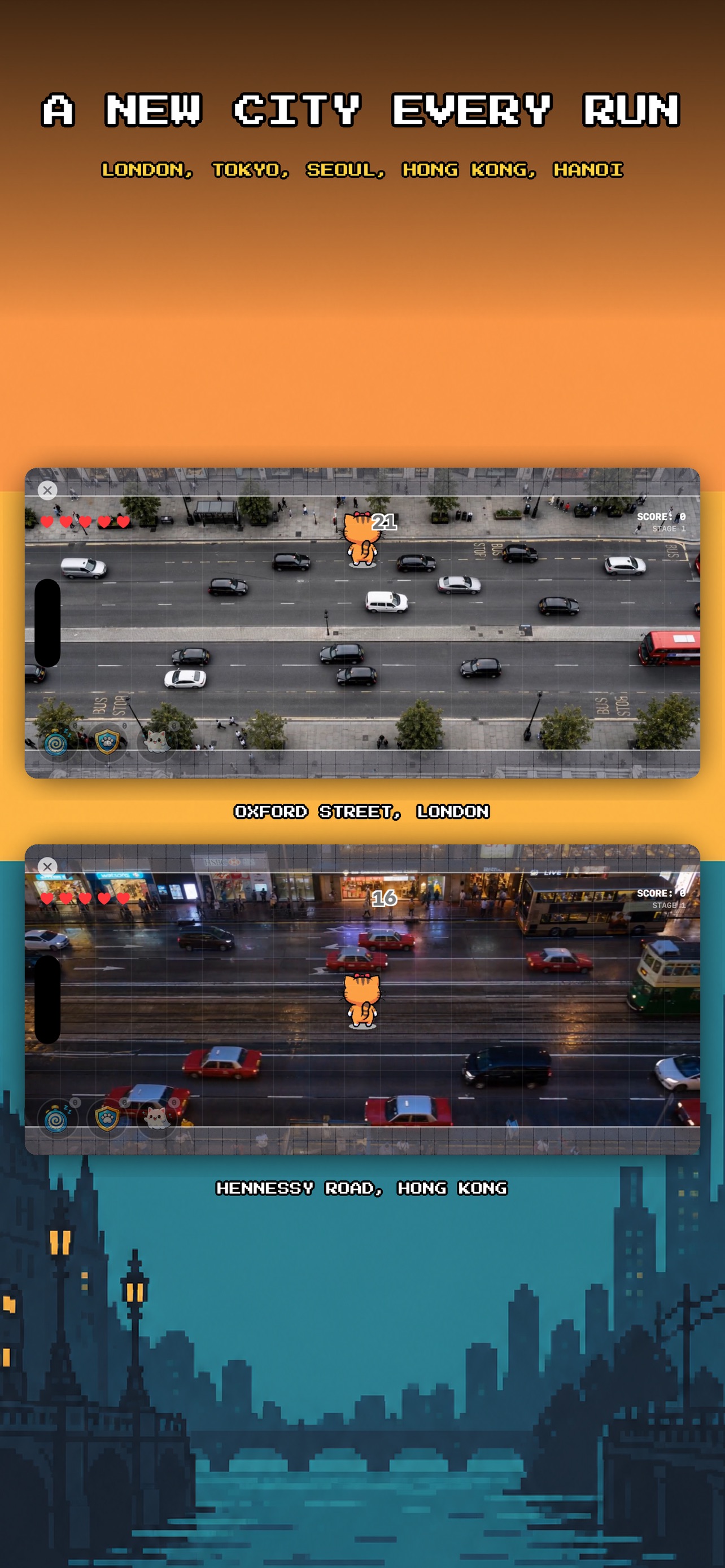 Screenshot 3 of CityCat: Pixel Cat Crossing