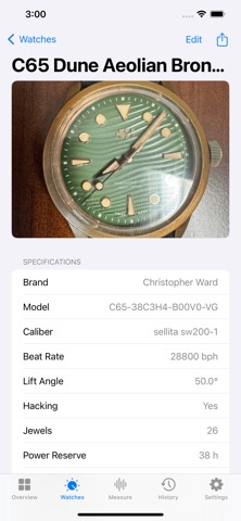 Calibre: Watch Collector Screenshot 2 of 6