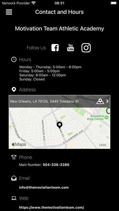 MT Athletic Academy Screenshot