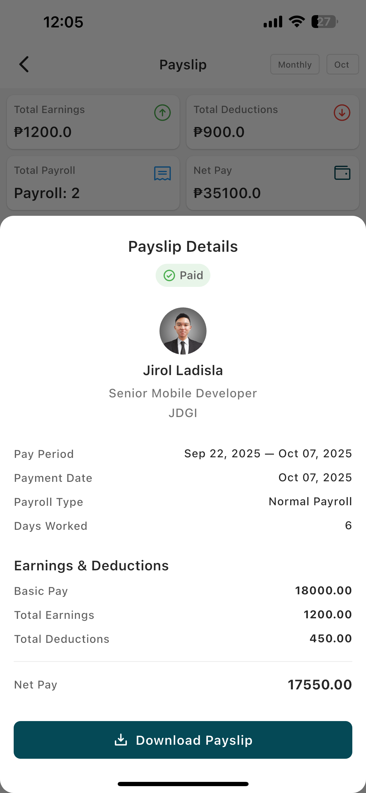 Timora - Automated Payroll App
