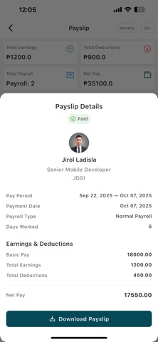 Timora - Automated Payroll App Screenshot 5 of 10
