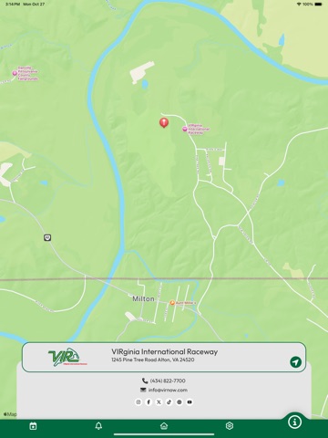 VIRginia Intl. Raceway iPad screenshot