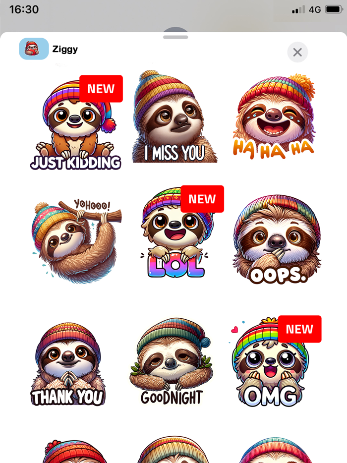 Ziggy, Cute Koala Stickers