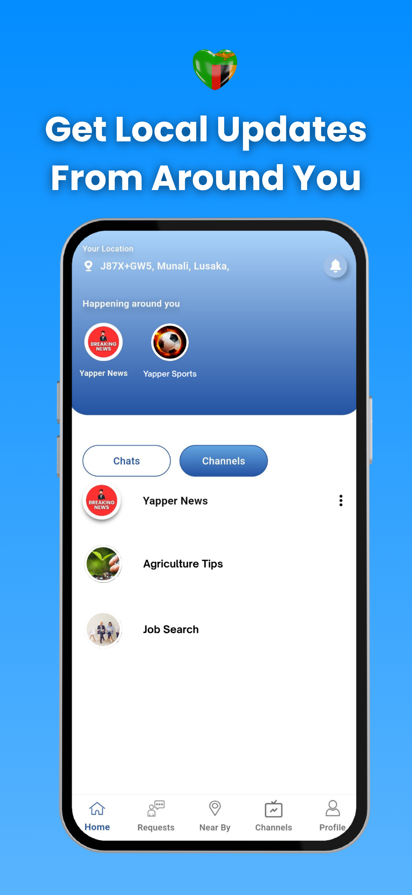 Yapper - Chat Nearby Zambia