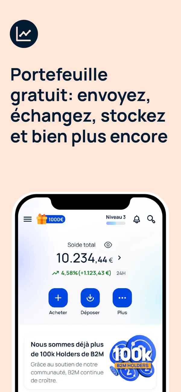 Screenshot #3 pour Bit2Me - Crypto et Bitcoin
