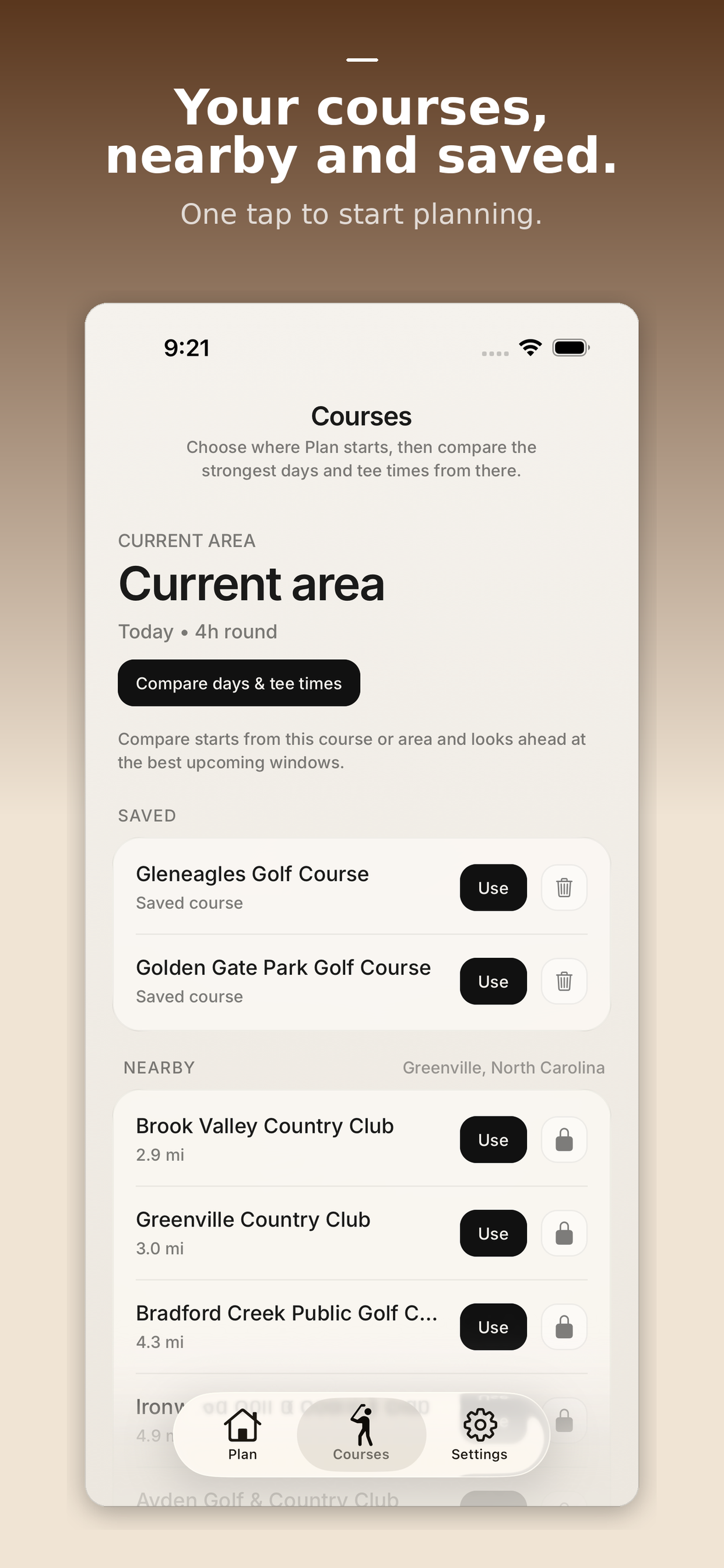 Pin High: Golf Weather Planner screenshot 4