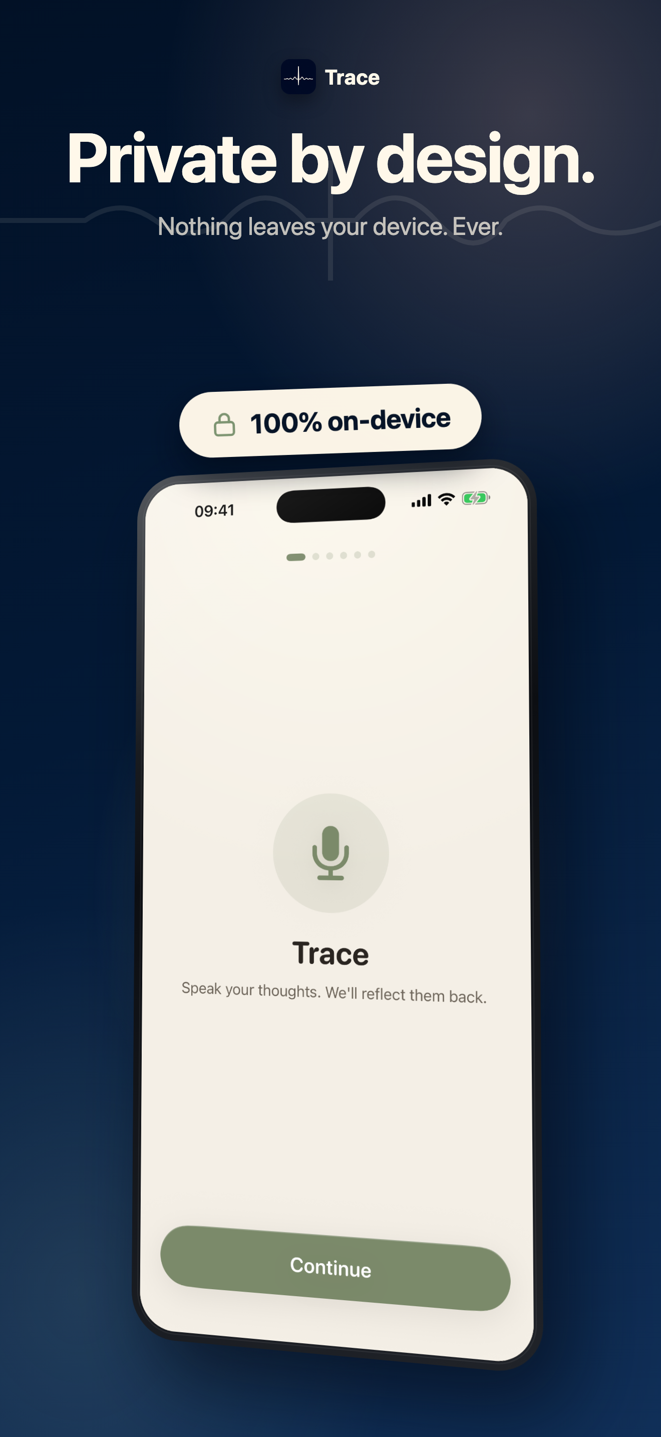 Trace: Voice Journal screenshot 3