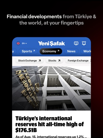 Yeni Şafak English iPad screenshot