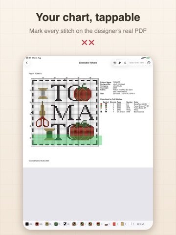 StitchGrid: Pattern Tracker