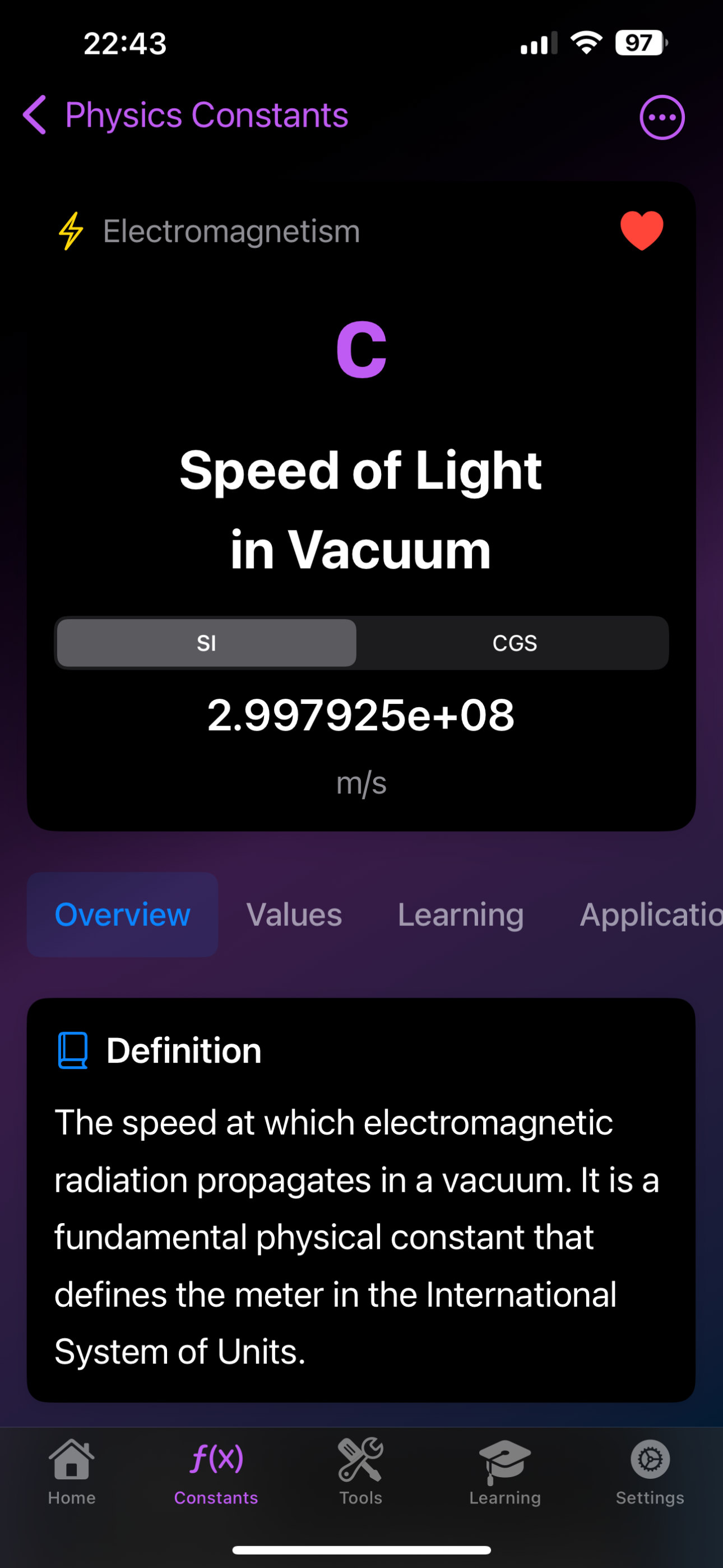 Physics Constants Library