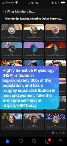 Sense: The HSP App Screenshot 1 of 5