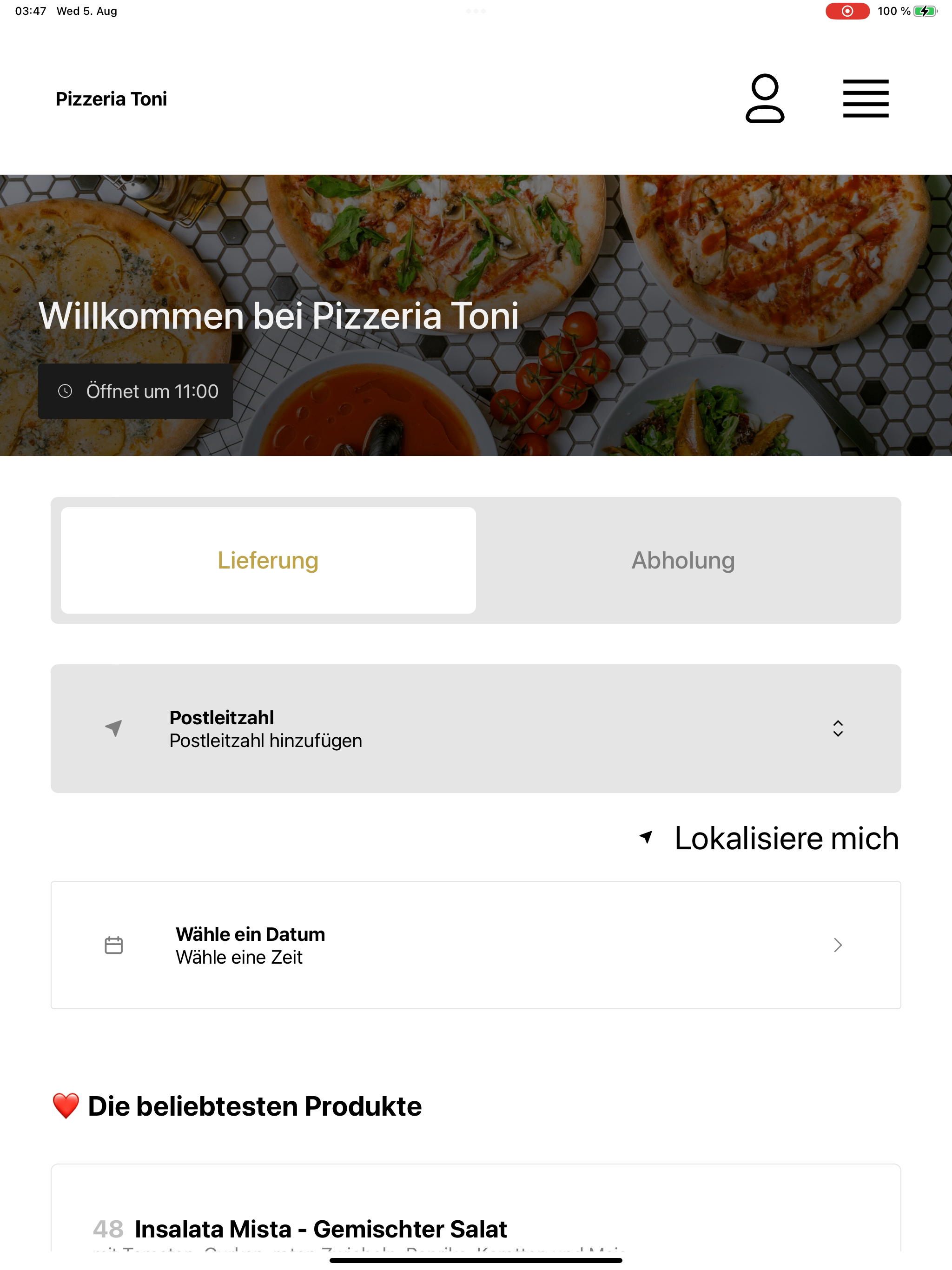 Pizzeria Toni Liederbach screenshot 13