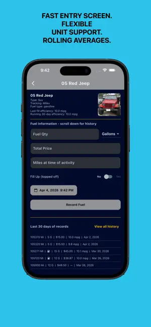 FuelHawk: Vehicle Maintenance screenshot 2
