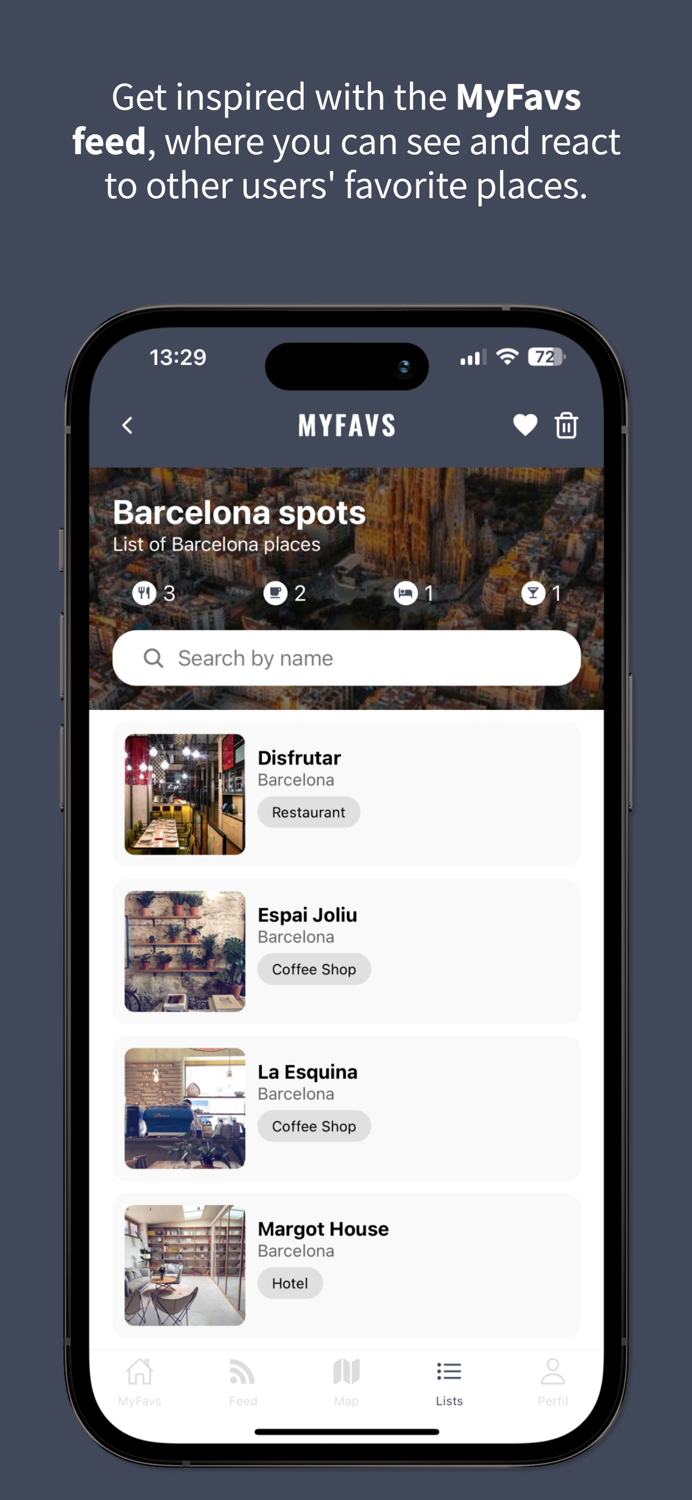 MyFavs Your Top Spots