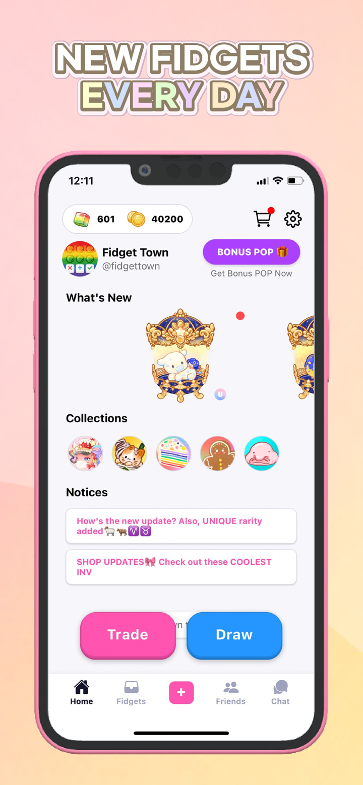 Fidget Town - Fidget trading screenshot 5