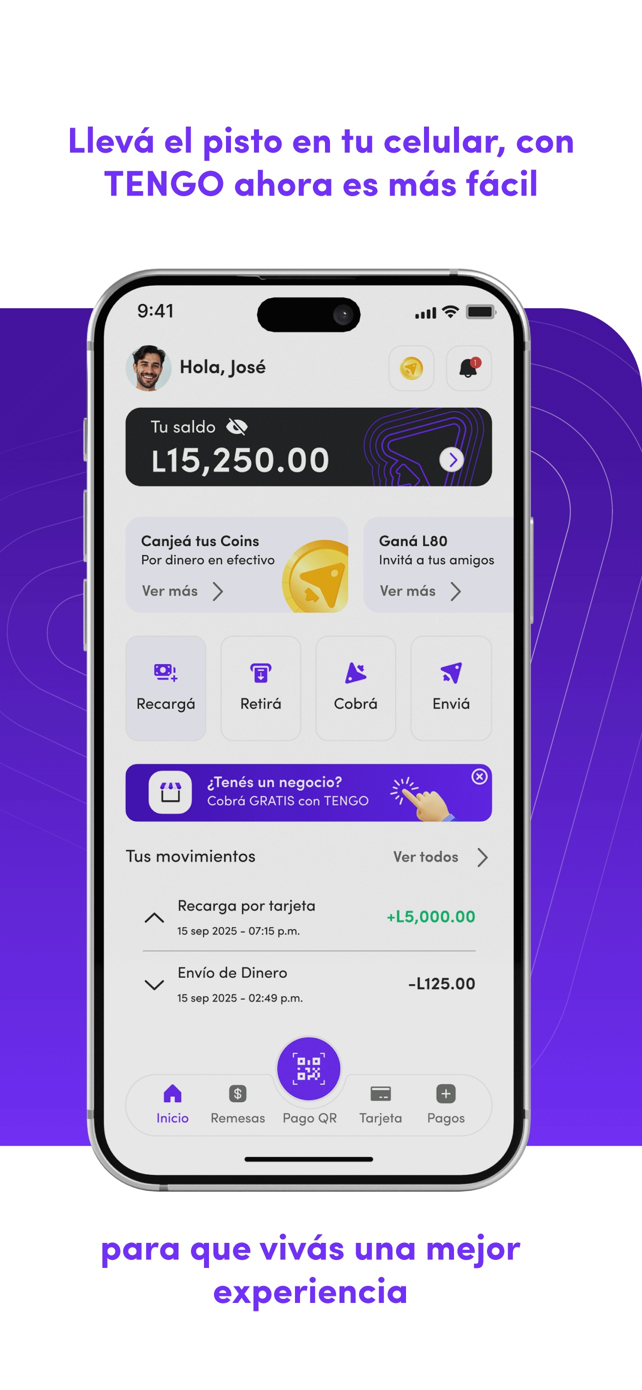 Screenshot 1 of TENGO App