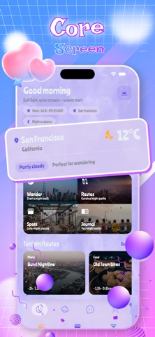 Flit - Wander, Connect, Night Screenshot 4 of 4