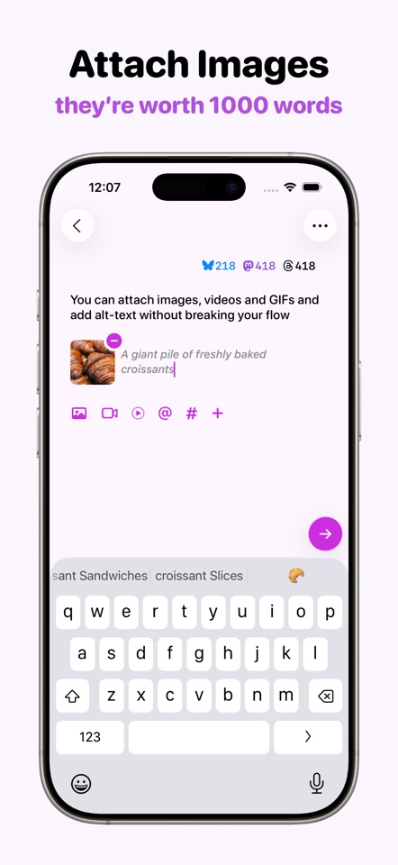Croissant - Cross-Posting screenshot 2