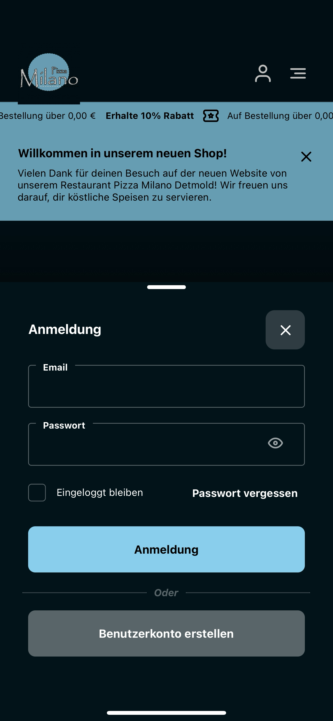 Pizza Milano Detmold screenshot 2