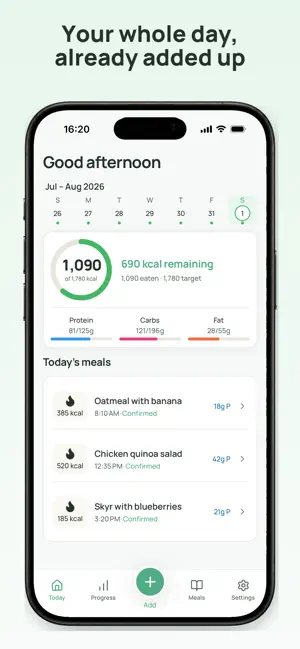 Food Log: AI Calorie Tracker screenshot 1