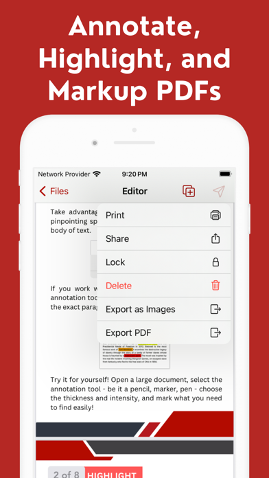 PDF Editor: Fill Edit,Sign PDF iPhone screenshot 5 - Business app