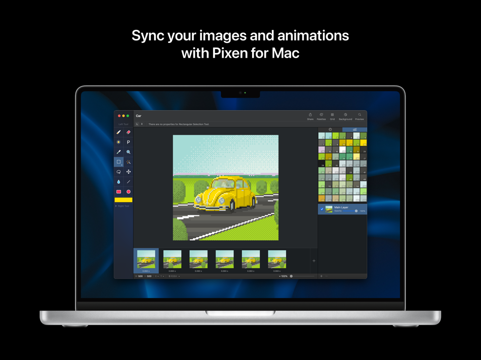 #7. Pixen - pixel art editor (iOS) Podle: Furnace Creek Software LLC