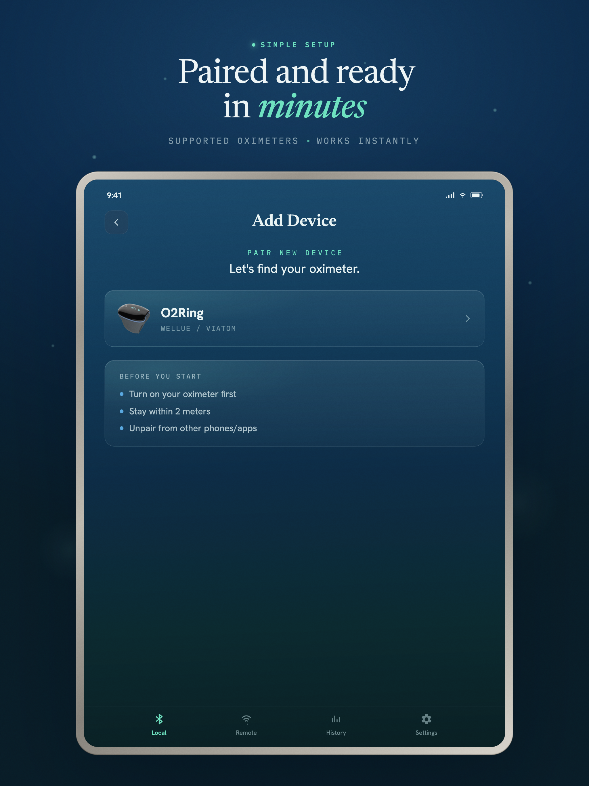 OxyRemote: Oxygen Monitor