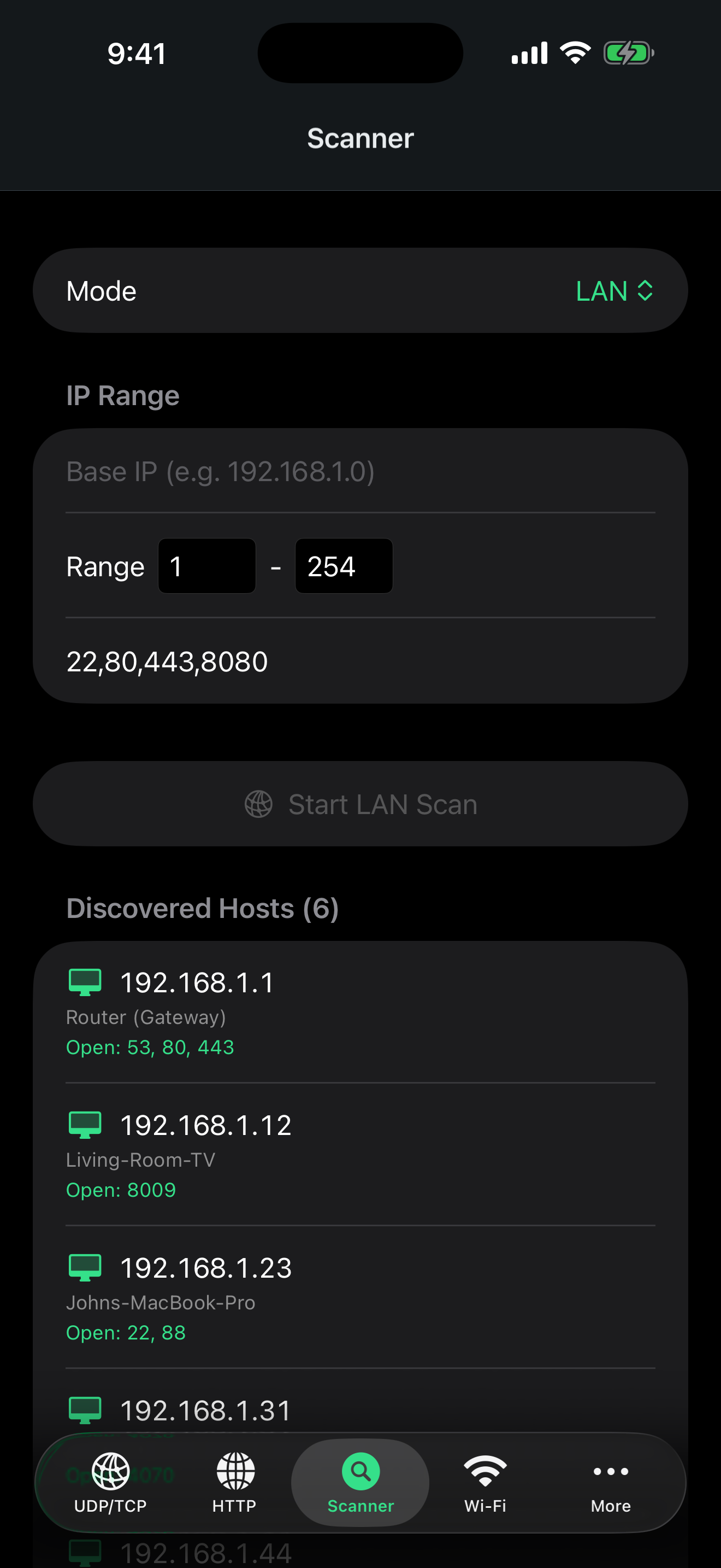 Socketta: Network Scanner screenshot 2