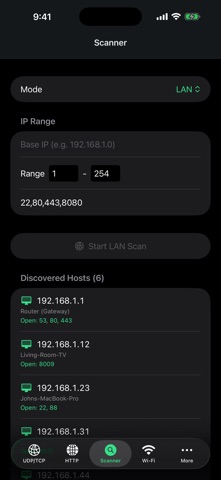 Socketta: Network Scanner Screenshot 2 of 5