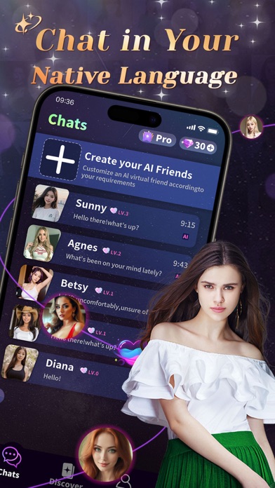 AI Girlfriend-EveChat Screenshot