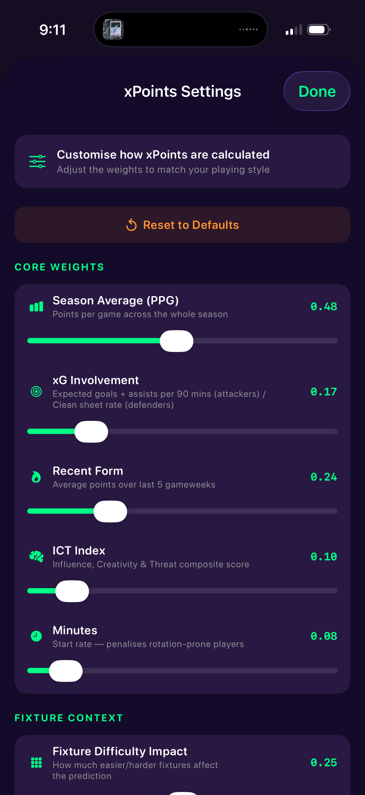 Armband - FPL Companion App screenshot 8