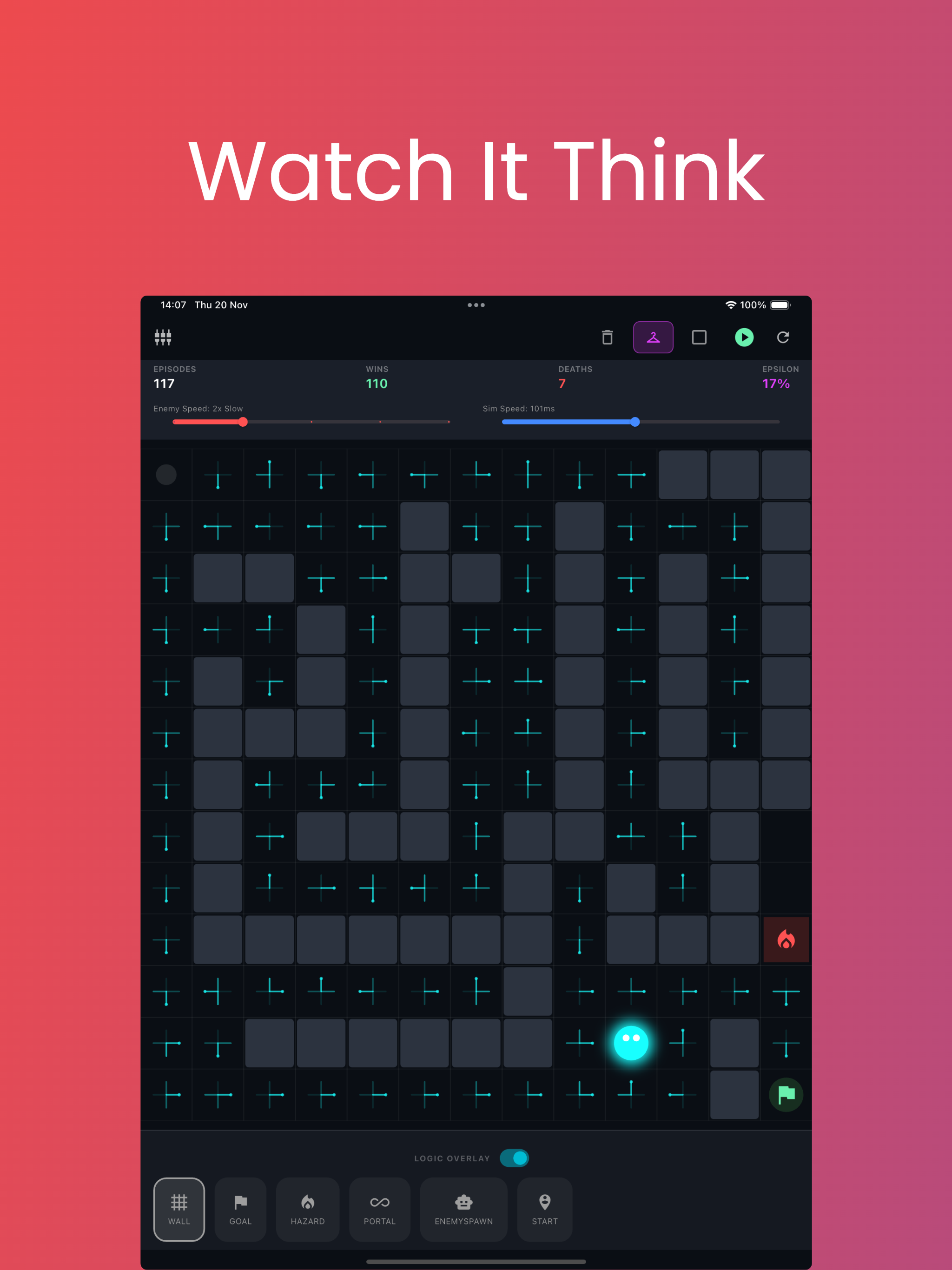 NeuroNav: AI Pathfinding Game