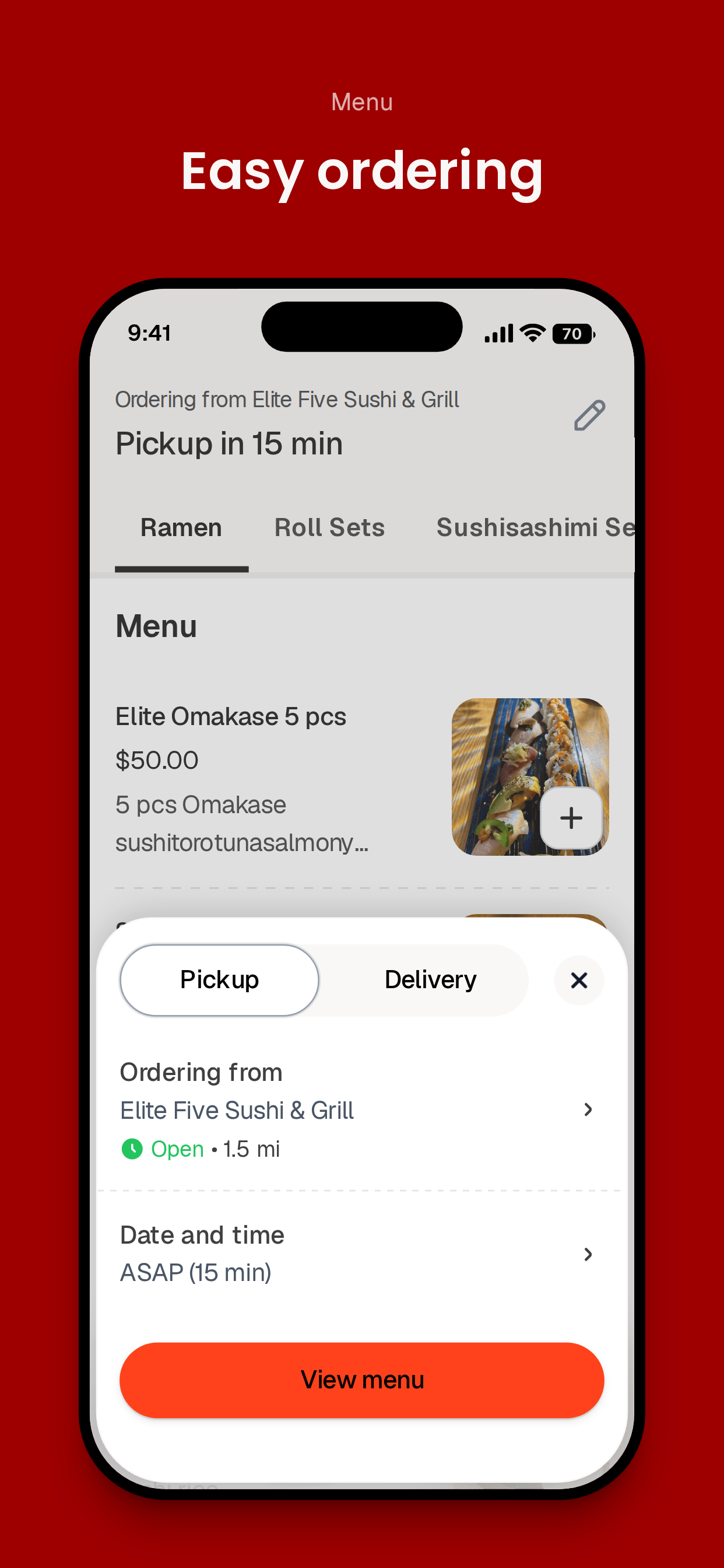 Elite Five Sushi & Grill